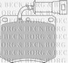 BORG & BECK BBP1052 Brake Pad Set, disc brake